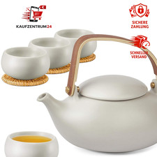 Teekanne 800ml mit Sieb und 4