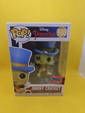 🔥#980 FUNKO POP! DISNEY'S PINOCCHIO - JIMINY CRICKET OFFICIAL NYCC STICKER 2020