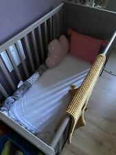 ❤️Babybett Juniorbett?Ikea Sundvik braun inkl. hochwertiger Kaltschaummatratze