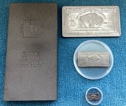 Titanbarren pound 1oz - ,