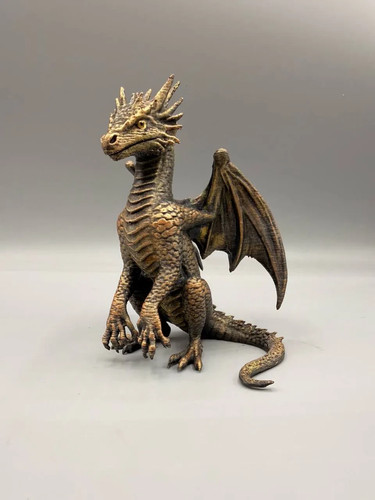 Bronze drache dekoration - bronze, |