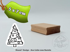 Holzstempel Weihnachtsbaum – Stanzi® Design