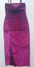 Luxus samt kleid - luxus,