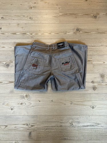 Fubu silber glanz baggy jeans - silber,