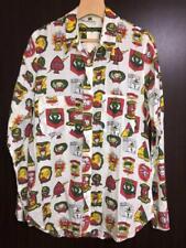 PAUL HARNDEN Herren Tops Scull Shirt Rare Baumwolle Weiß Mehrfarbig Kragen La...