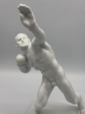 ❗Vintage Kugelstosser Porzellanakt Herend Hungaria für Berlin Olympiade 1936 ❗️