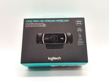 Logitech C922 Pro Stream Webcam 1920 x 1080 Pixel USB Schwarz - OHNE STATIV