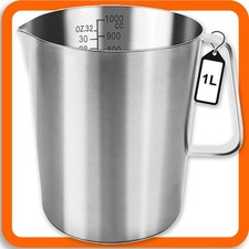 Messbecher aus Edelstahl mit