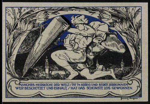 Notgeld weimar 1921 50 - notgeld,