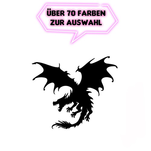 Auto aufkleber drache dragon - auto,