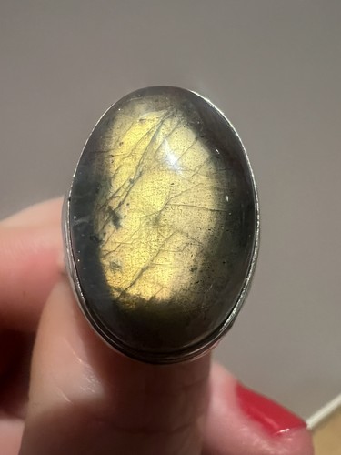 Natürlicher labradorit ring - natürlicher,