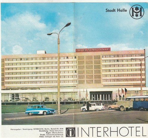 Interhotel stadt halle ddr - halle,