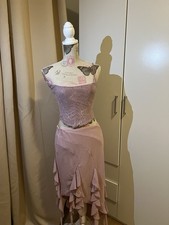 Damen Abendkleid, set, Korset + Passenden asymmetrischen rock