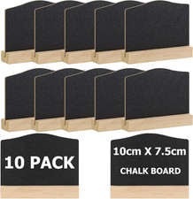 10 Stück Holz Preisschilder