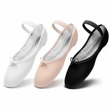 Ballettschläppchen Schläppchen Ballettschuhe 1003 Leder mittlere Weite