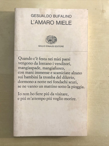 Gesualdo bufalino l amaro - gesualdo,