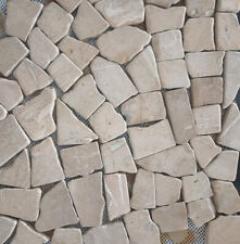 Restposten 11 qm Mosaik Palladiana Miele -Bruch- auf Matte Nr. 318