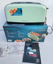 Cecotec Toastin´ Time 1500 Toaster Grün / EU Plug Silber One Size NEU OVP