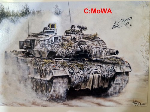 Postkarte kampfpanzer - postkarte, (kampfpanzer