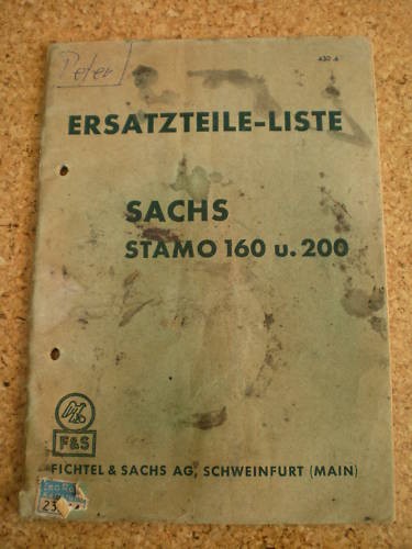 Ersatzteilkatalog sachs stamo - ersatzteilkatalog,