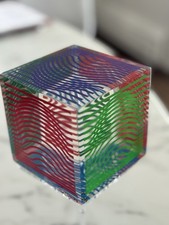 VICTOR VASARELY-Moire Wave