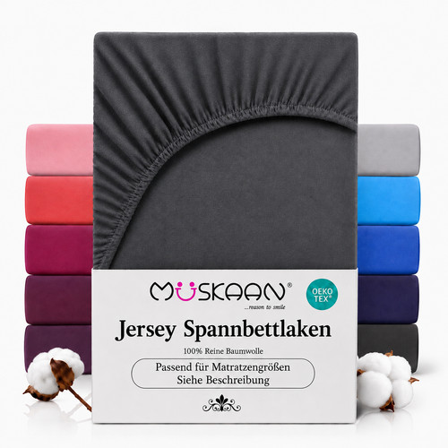 Spannbettlaken jersey 100 - jersey, 100%