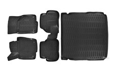 Gummimatten + Kofferraumwanne Set Für VW Passat 3C B7 Variant 2011-2014 3D TPE