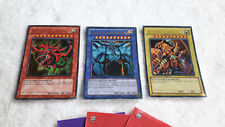 Yu-Gi-Oh! Slifer, Obelisk, Ra! Götterkarten Set YGLD-DEG01 YGLD-DEG02 YGLD-DEG03