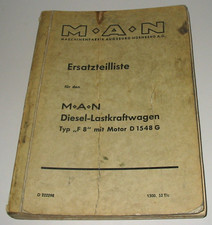 Ersatzteilliste MAN Diesel