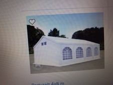 Partyzelt 4 x 8 Meter Pavillon Festzelt
