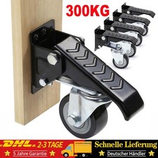 4X Absenkbar Lenkrollen Set