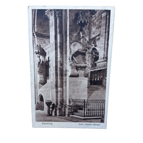 Postkarte bamberg dom - ak,