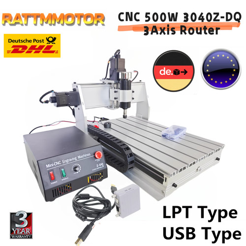 Usb 3040z 500w mach3 cnc - 3040z-dq,