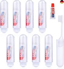 8 Stück Reisezahnbürste mit