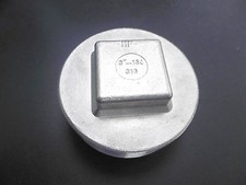 Edelstahl Stopfen Vierkant -Vierkantstopfen - Gewindefitting mit AG 3" NEU