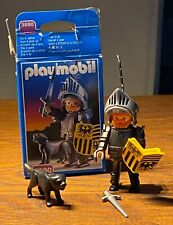 Vintage - Playmobil 3890  - Raubritter - Ritter mit Hund - Adler Wappen -  rar