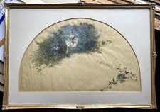 Aquarell Mischtechnik Mädchen