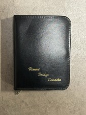 Rommé Bridge Canasta - Spielkarten im schwarzen Etui