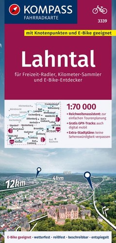 Kompass fahrradkarte 3339 - fahrradkarte,