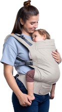 Beco Babytrage mit extra breitem Sitz - Kindertragerucksack aus 100% Baumwolle