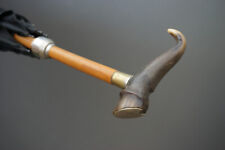 Antiker Regenschirm Pferdehuf Griffstück Pferde Ahrens Art deco 1920er antik