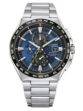 Citizen AT8234-85L Eco Drive Uhr Herrenuhr Titan Datum grau
