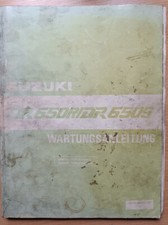 Suzuki DR650 orig.1990, Reparaturanleitung deutsch, Shop Manual,Manuale officina