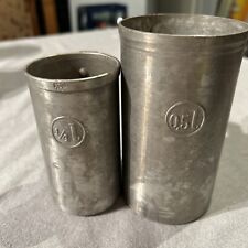 Messbecher DDR Alu gepunzt