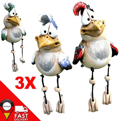 3pcs keramik hahn huhn - 3pcs,