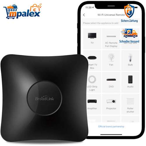 Broadlink smart home hub rm4 - smart,