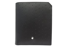 NEU MONTBLANC 6CC URBAN RACING SPIRIT GELDBÖRSE LEDER SCHWARZ BLACK WALLET 340€