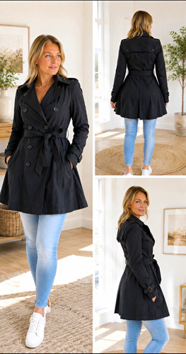 Khujo damen trenchcoat merita - trenchcoat,