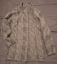 Opus "Hoover Check" Übergangs-/Mantel, Egg-Shape, 38(40), mehrfarbig,  Boho 