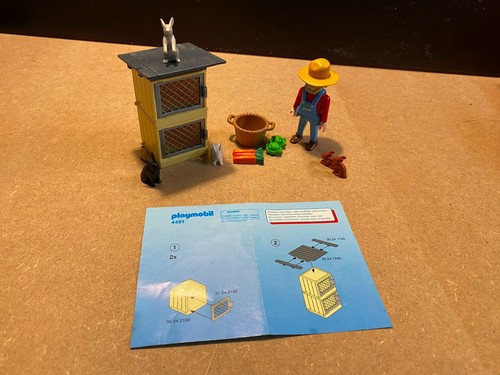 Playmobil bauernhof hasenstall - playmobil,